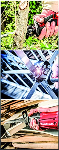 Einhell Akku Säbelsäge TE-AP 18 Li Solo Power X-Change (Lithium Ionen, 18 V, werkzeugloser Sägeblattwechsel, max. 100 mm… – Bild 7