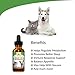 Hemp Oil for Dogs and Cats, 100% Organic Full Spectrum Hemp Extract for Pets, Helps Anxiety, Painful Hips and Joints, Anti-Inflammatory, Calming Effect, High in Omega 3, 6, 9, 450 mg, Made in USA