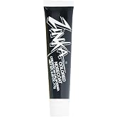 Zinka Colored Zinc Oxide Sunblock &ndash; High Zinc Formula for Nose and Face, Water &amp; Sweat Resistant, Black