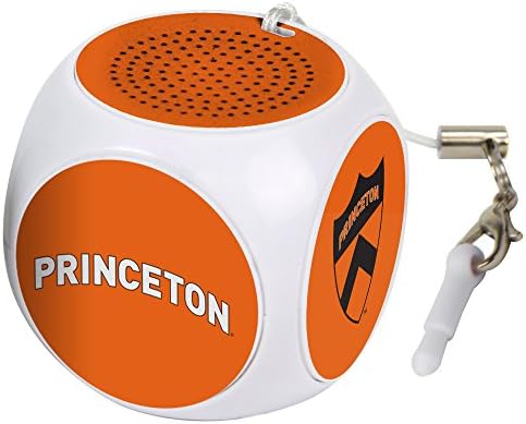 Princeton Tigers MX-100 Cubio Mini Bluetooth Speaker Plus Selfie Remote - White