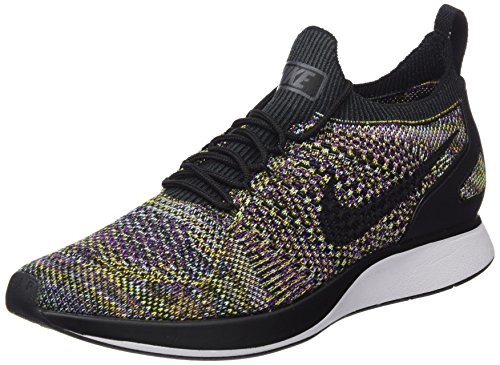 NIKE Men's Air Zoom Mariah Flyknit Racer, Black/Black-Vivid Purple, 11 M US