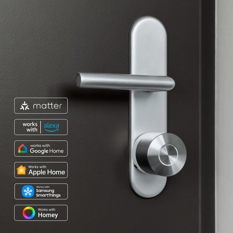 Nuki Smart Lock Pro mit Bluetooth, WLAN & Matter, für mühelose Integration ins Smart Home, elektronisches Türschloss ermöglicht Tür aus der Ferne zu sperren, einfach zum Nachrüsten ohne Zylindertausch 7