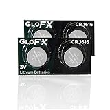CR1616 Battery Lithium Button Coin Cell Batteries 3V 3 Volt remote watch rave gloves glove set orbit jewelry led key fob replacement 1616 CR Pack Set Bulk (4 Pack)