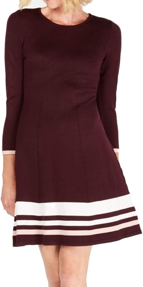 Long Sleeve Sweater Knit Dress 