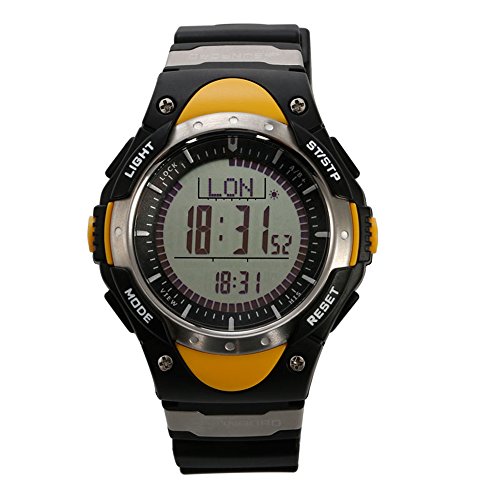 SunRoad FR828A Men's Digital Sports Altimeter Waterproof Swimming Watch with Digital Fishing Barometer Thermometer Weather Forecast Watches
