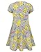 Pokemon Pikachu Girl's Short Sleeved Skater Dress, Multicoloured