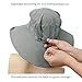 Solaris Wide Brim Sun Hat for Women, UPF 50+ UV Protection Outdoor Packable Sun Hat for Gardening, Gray