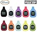 HWHMH Classic Pack/Deluxe Rainbow Pack/Olympic Rings Pack Accessory Replacement Clip for Fitbit Zip Only (No Tracker) (10pcs Classic Pack)