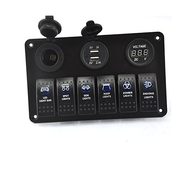 QUWEI-Generic-MarineBoat-Car-6-Gang-Switch-Panel-with-Light-5-Pin-OnOff-Rocker-Switch QUWEI-Generic-MarineBoat-Car-6-Gang-Switch-Panel-with-Light-5-Pin-OnOff-Rocker-Switch
