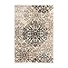 Superior Indoor Small Area Rug for Bedroom, Living/Dining Room, Entryway, Office, Farmhouse Aesthetic Floor Throw, Modern Floral Geometric Decor, Jute Backing, Leigh Collection, 2' x 3',Multi-Colored