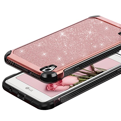 image for LG Tribute HD Case, LG X Style Case, LG Volt 3 Case,BENTOBEN Glitter B