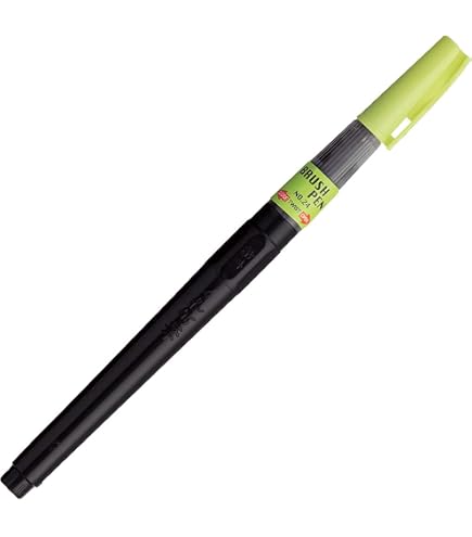 Amazon.com : Kuretake brush pen ink liquid Kure bamboo brush
