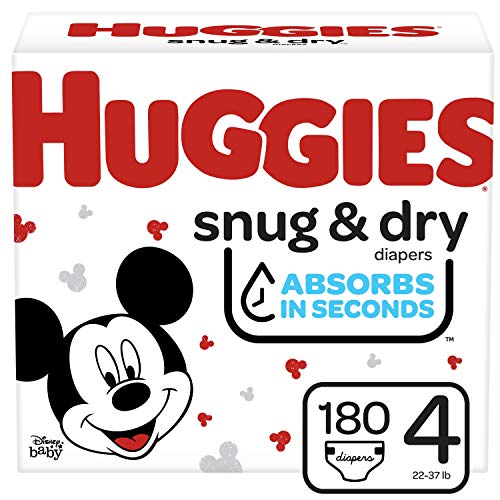 huggies snug & dry baby diapers size 4