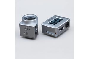 LIGHTNOVA LightMate Area 2S Light Meter Photography & OV-X1 17° Retro Viewfinder, 0.96" Large OLED Screen, Ultra-Compact, Rechargeable Battery, for Leica & Other Film Cameras, Sliver