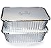 Tiger Chef Durable Aluminum Oblong Foil Pan Containers with Board Lids, 5 Pound Capacity, 9.63