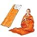 Outdoor First aid Emergency Blanket Emergency Sleeping Bag Insulation Reflective Orange Aluminized Filmthumb 1