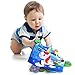 teytoy Animal Soft Activity Baby Book Early Education Toys Activity Crinkle Cloth Book for Toddler, Infants and Kids Perfect for Baby Shower
