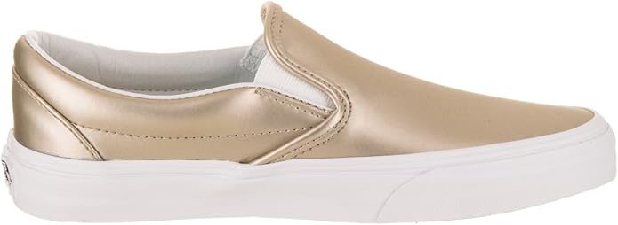 metallic vans slip ons
