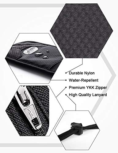 GOX Cell Phone Bag, Travel Neck Wallet With RFID Blocking, Travel Document Holder 6 GOX Cell Phone Bag, Travel Neck Wallet With RFID Blocking, Travel Document Holder
