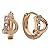 Snowman Lee Expressed Special Digest Of Love Fashion 18k Rose Gold Plated Hoop Earrings