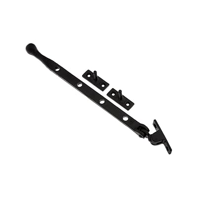 House of Antique Hardware R-09SE-0700150 10 1/2" Cast Iron Casement Window Stay in Matte Black
