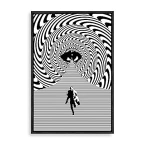 Framed Geometric Pattern Home Artwork for Living Room Bedroom