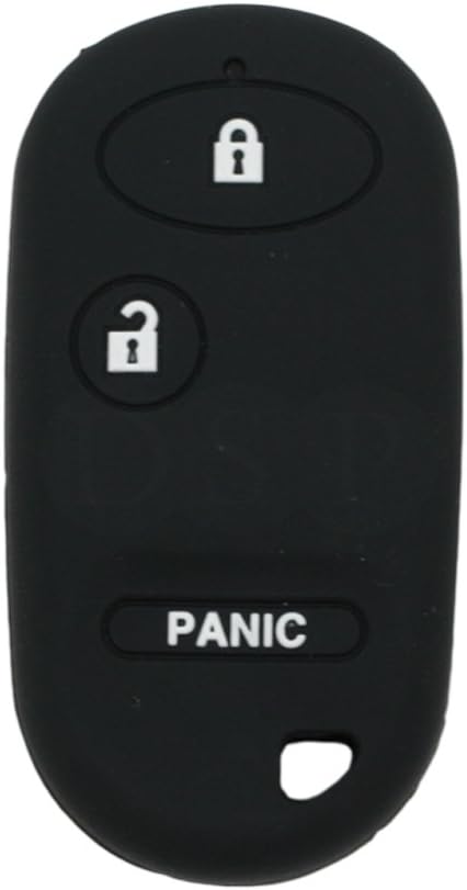 BROVACS Silicone Cover Protector Case Holder Skin Jacket Compatible with HONDA 2+1 Button Remote Key Fob CV2208 Black - Image 3