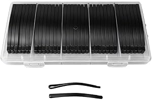 Bobby Pins for Thick Hair Curved Bob Pin, Professional Metal Heavy Strong Hairpins for Women Girls & Styling Accessories,100 