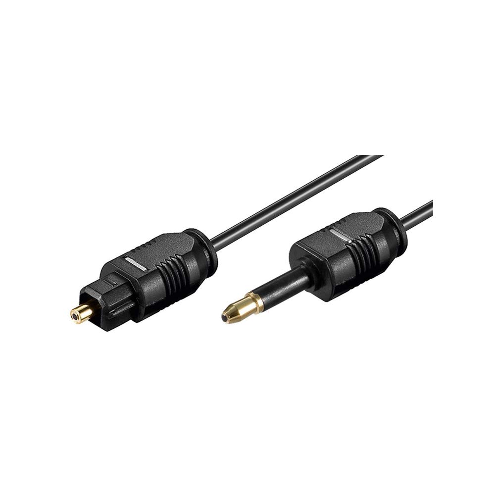 Goobay 51224 TOSLINK Optical Digital/Audio Connector Cable, 2.2 mm Diameter, 1 m Cable Length