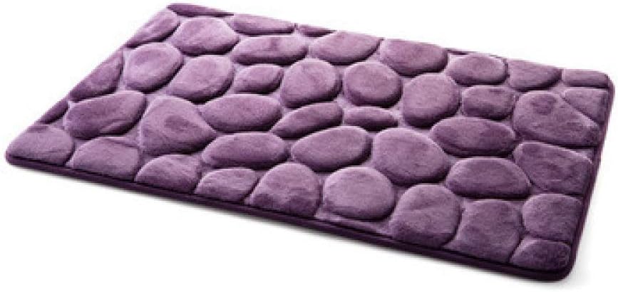 WXDP Alfombra de baño, Kit de Espuma viscoelástica de Lana de Coral