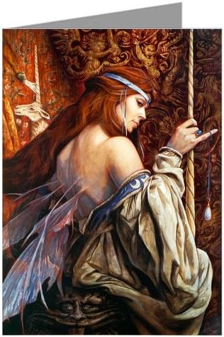 Twelve Vintage Note Cards of This Illustration of A Fairy Queen