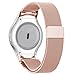 Gear S2 Bands Cbin Stainless Steel Metal Magnetic Milanese Mesh Loop Replacement Strap Wrist Band With Adapters For Samsung Gear S2 Smart Watch Rose Gold