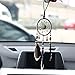 Dream Catcher Handmade Car Interior Rearview Mirror Dangle (Brown)