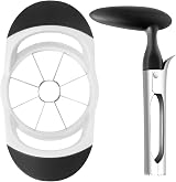 Asdirne Apple Slicer & Corer Set with Sharp Stainless Blades Black view 1