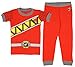 INTIMO Kids Mighty Morphin Power Rangers Dino Charge Costume Pajama Set (8, Red)