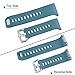 Tobfit Compatible with Fitbit Ionic Bands, Soft TPU Sport Arm Wristband Accessories for Women Men, Small, Champagne Gold, Slate