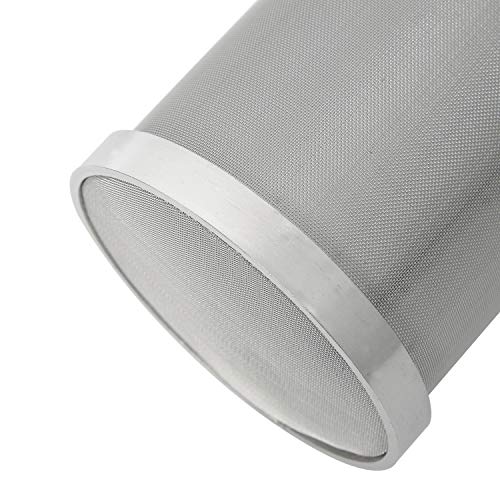 HighFree 300 Micron Stainless Steel Strainer Home Brewing Beer Brewing Hop Filter for Home Beer