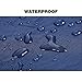 REDCAMP Large Fleece Stadium Blanket Waterproof Windproof – 79″x59″, Soft Warm Functional Camping Blanket for Outdoor Sports Cold Weather, Bluethumb 4