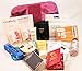 Ulta 19 Piece Beauty Bag Metallic Pink Bag with samples and travel size trials
