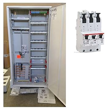 TM: Striebel&John ABB Zählerschrank 1 Zähler 3.HZ verdrahtet mit APZ-Verteilerfeld/KS243Z + 1x ABB SLS 63A, für das Einfamili