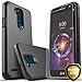 STARSHOP LG Fiesta 2 Phone Case, LG X Power 2 Case, LG Fiesta LTE Case, LG X Charge Case, [Shock Absorption] Impact Advanced Protective Phone Cover with [Premium HD Screen Protector] [Black]