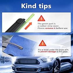 RAINTOK Windshield Wiper Blade Set Replacement for
