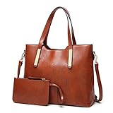 Women Top Handle Satchel Purses and Handbags Shoulder Tote Bags Wallet Sets