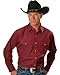 Ely Cattleman Men's Dobby Solid Western Dress Shirt - 15201934-89