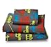 Where the Polka Dots Roam Twin Size Bed Sheets Transportation Print 3 Piece Set │ Unisex, Flexible Microfiber, Durable, Wrinkle-Resistant, Stain-Resistant Bedding │ Boys, Girls, Baby, Kids, Toddler