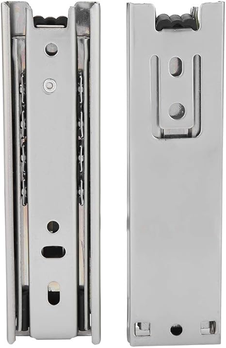 2pcs 5in Mini Short Drawer Slides Furniture Guide Rail Full
