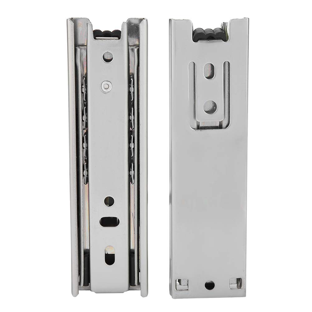 Drawer Slides Furniture Guide Rail Full Extension Mini Short Kitchen Ball Bearing Drawer Rails Load Cupboard Hardware 5x1.37Inch (2Pcs)