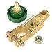 Jtron 400A Top Post Auto Battery Master Disconnect Switch Power Master Quick Disconnect Cut Off Isolator Switch Kill Switch Terminal for Car Boat Truck RV (Copper)