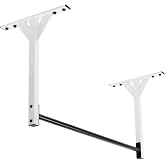 Wall or Ceiling Mount Pull Up Bar with 48&rdquo; Straight Bar and 22&rdquo; Risers, Double Wall Mounting Plates Fit 16&rdquo; or 24&rdquo; Studs and Joists by Ultimate Body Press
