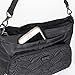 LUGAD Clothing, Shoes and Jewelry Shoulder Bag, Brushed Black, One Size